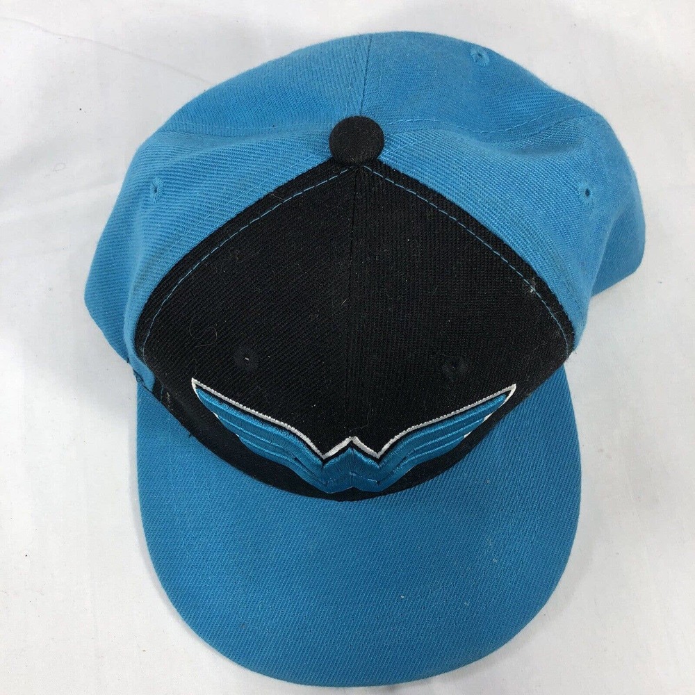 Wonder Woman Six Flags Hat Cap Souvenir Snapback Baseball Black Blue Adjustable - Picture 9 of 16